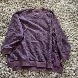 Fleece sweatshirt